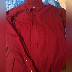 Ralph Lauren Deep Red Classic Fit Shirt